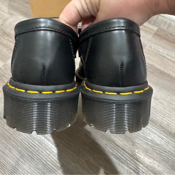 Dr Martens Adrian Bex Black Smooth Leather Loafers - Picture 4 of 12